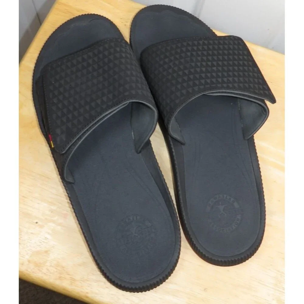 Olukai Halo Olu-M Slide Sandals Hook & Loop Adjustable Men's Size US 14/EU 47